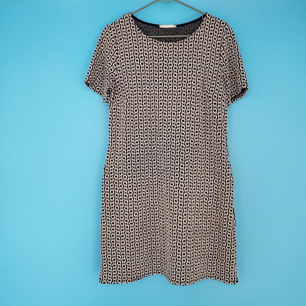 a.gain Dress Size Medium Shift Above the Knee Short Sleeve